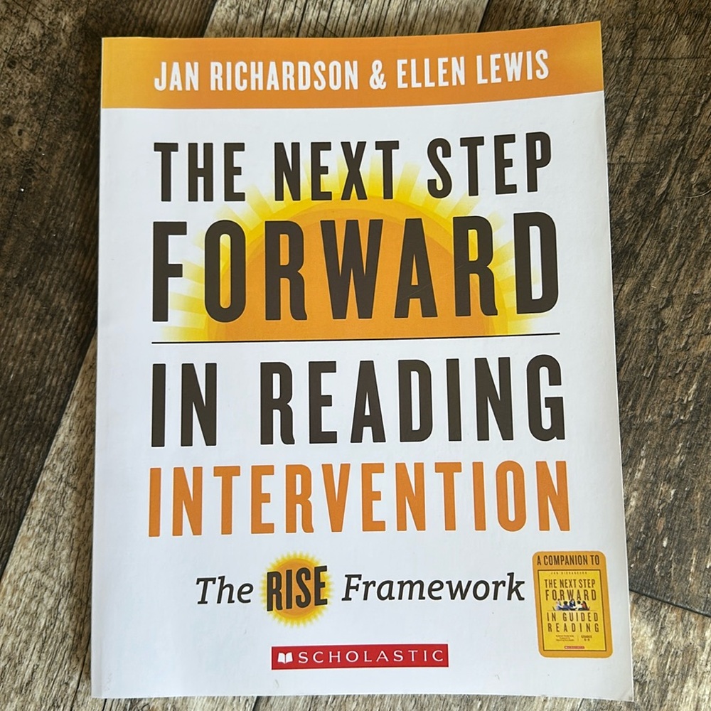 The Next Step Forward in Reading Intervention